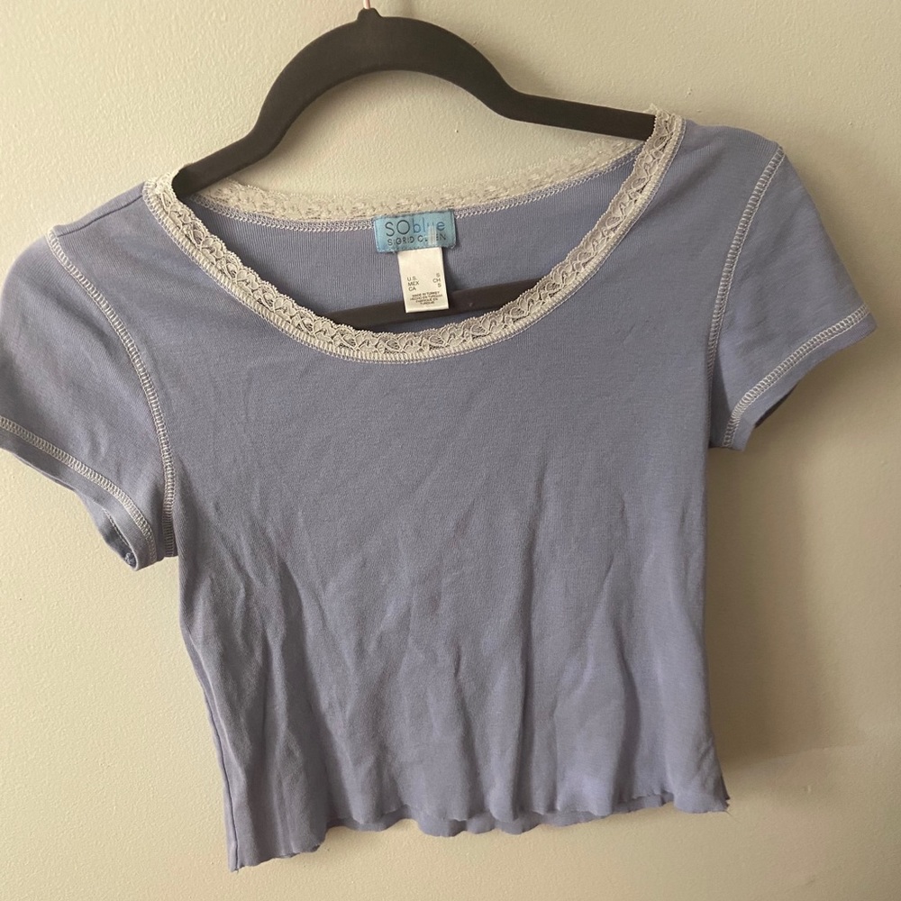 y2k lace top